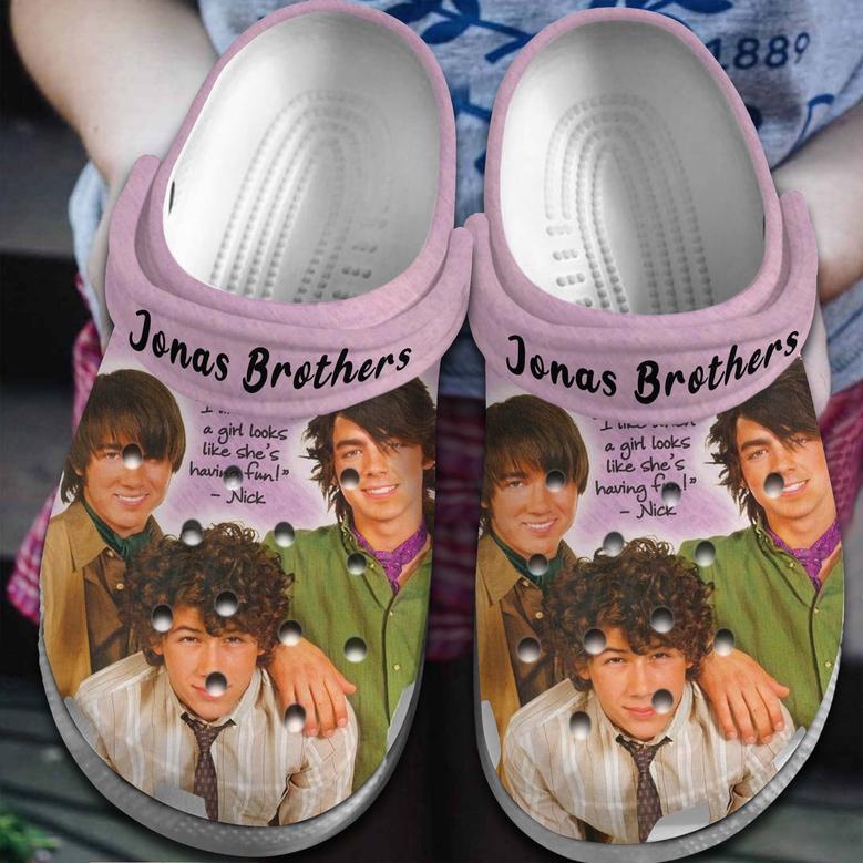 Jonas Brothers Band Music Crocs Crocband Clogs Shoes