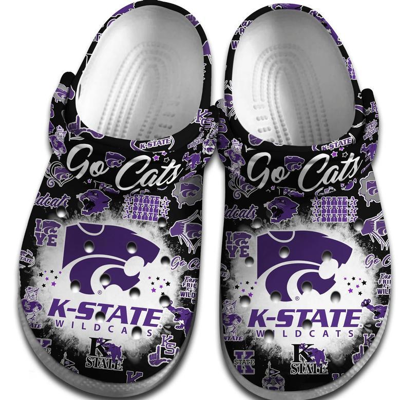 Kansas State Wildcats Ncaa Sport Crocs Crocband Clogs Shoes