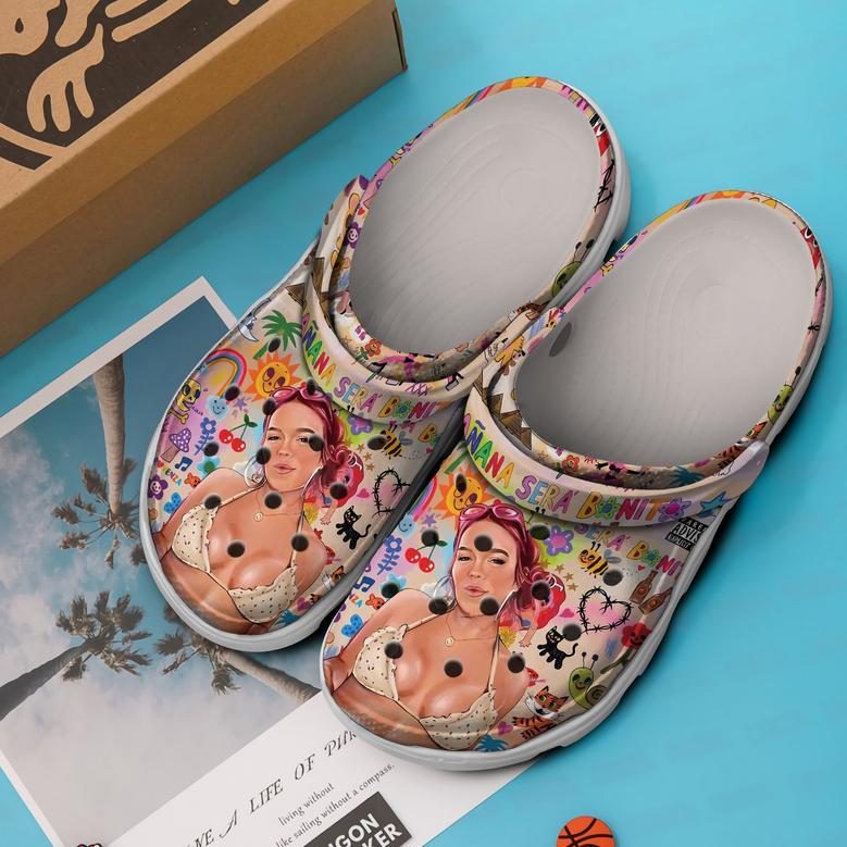 Karol G Music Mañana Será Bonito Crocs Crocband Clogs Shoes
