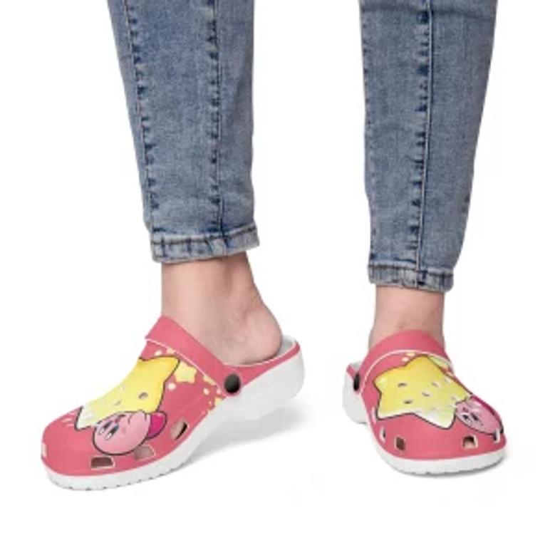 Kirby Game Crocs Crocband Shoes Clogs Custom Name For Men Women And Kids