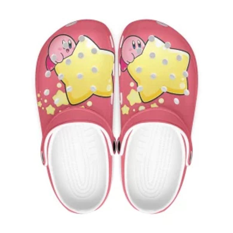 Kirby Game Crocs Crocband Shoes Clogs Custom Name For Men Women And Kids