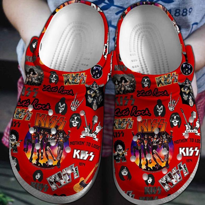 Kiss Band Music Crocs Crocband Clogs Shoes