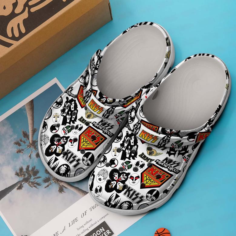 Kiss Music Band Crocs Crocband Clogs Shoes