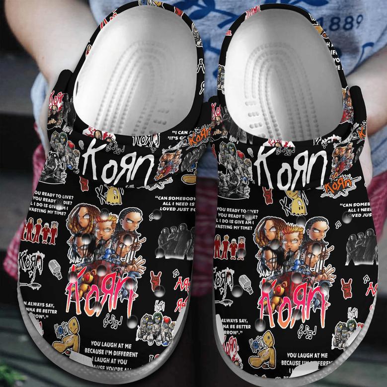 Korn Music Band Crocs Crocband Clogs Shoes