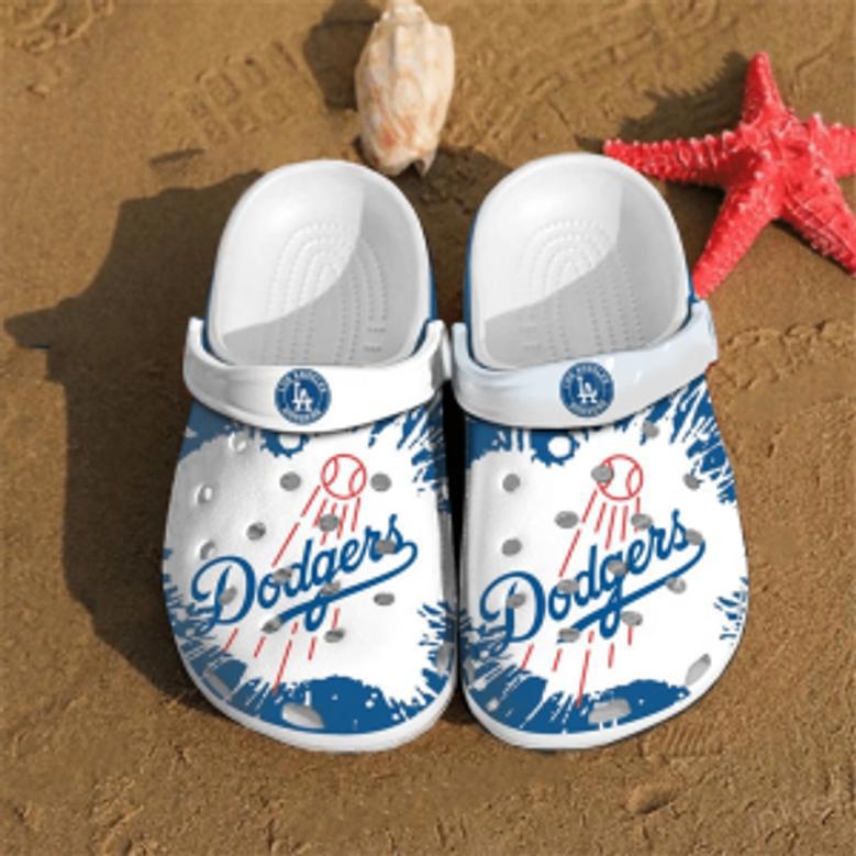 La Dodgers Crocs Clog Shoes