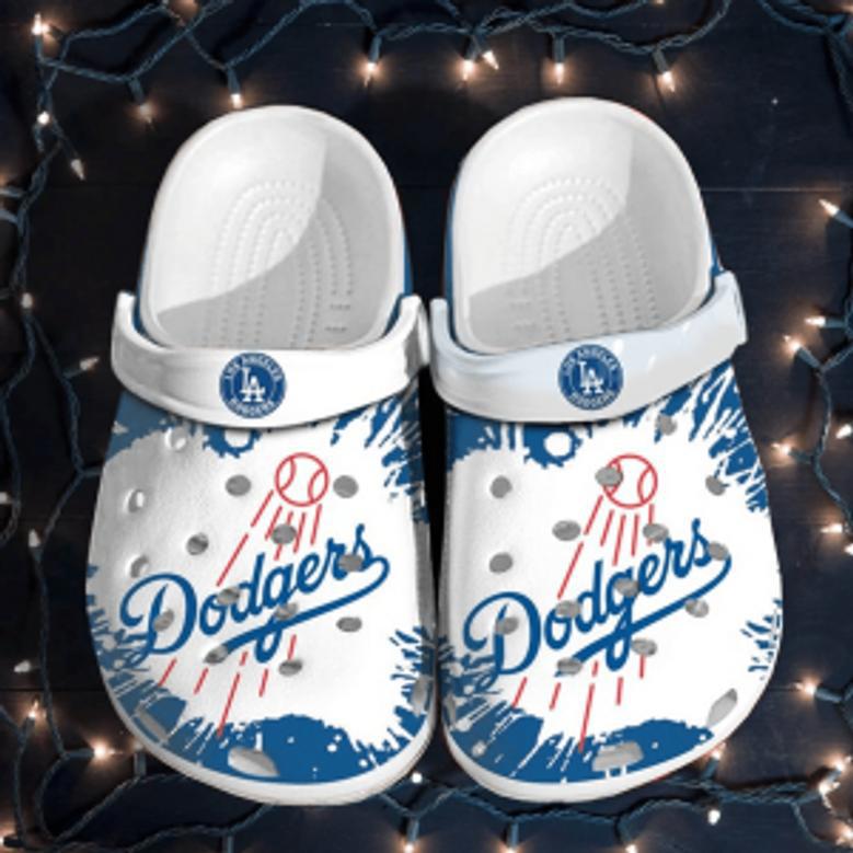 La Dodgers Crocs Clog Shoes