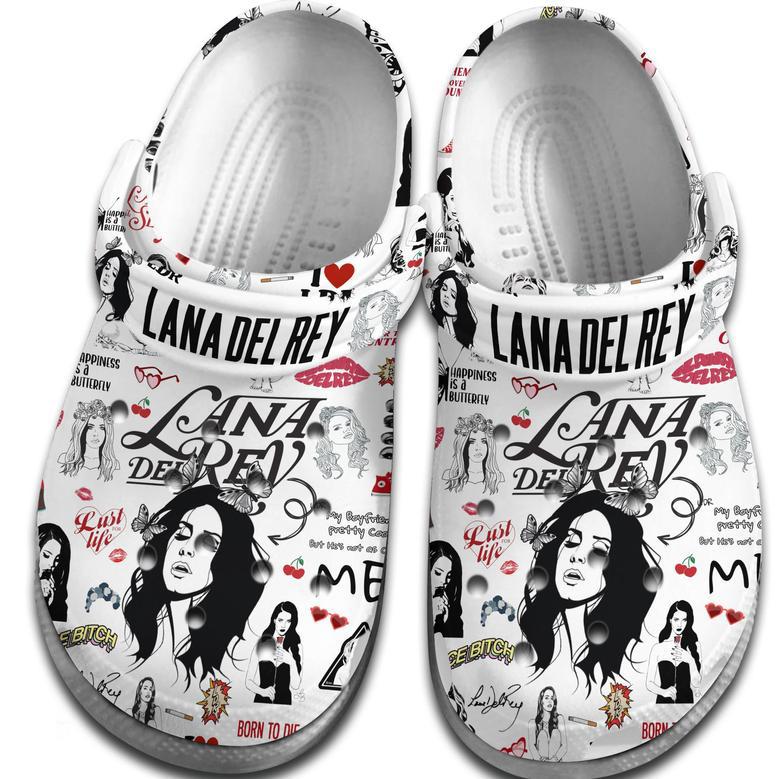 Lana Del Rey Lollapalooza Music Lana Del Ray Crocs Crocband Clogs Shoes