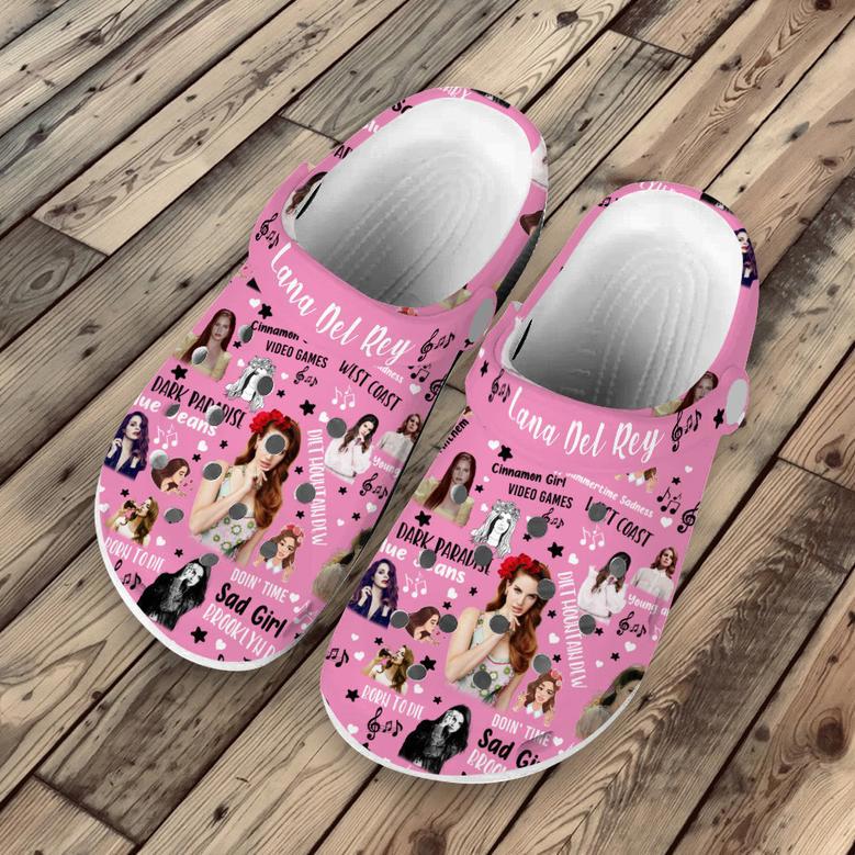 Lana Del Rey Music Crocs Crocband Clogs Shoes For Men Women And Kids