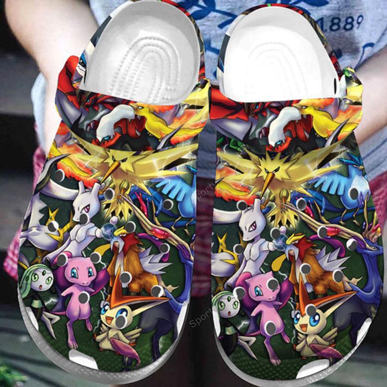 Legendary Pokemon Clogs Shoes