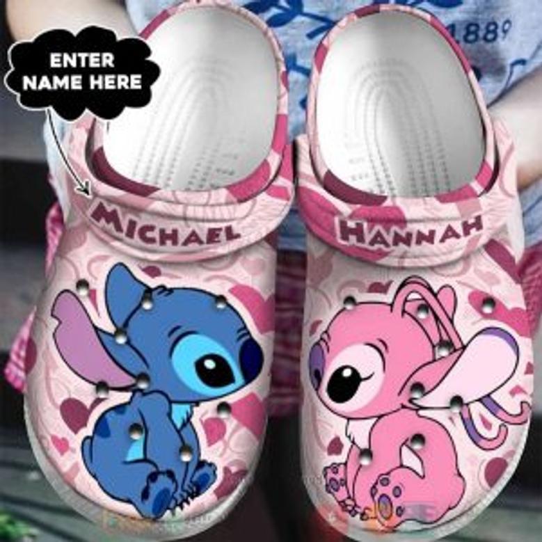 Lilo And Stitch Crocs Crocband Comfortable Shoes Clogs For Men Women