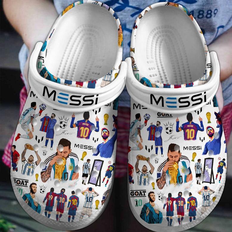 Lionel Messi Football Soccer Sport Crocs Crocband Clogs Shoes