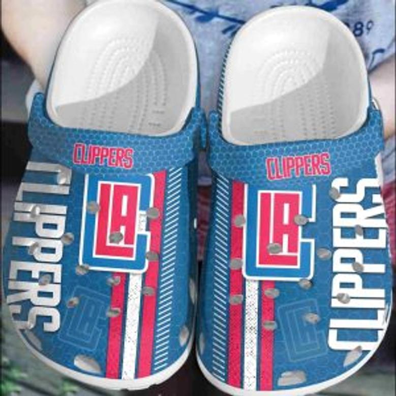 Los Angeles Clippers Basketball Club Clogs Crocband Shoes Comfortable Crocs For Men Women