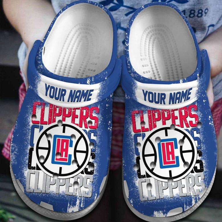 Los Angeles Clippers Nba Basketball Sport Crocs Crocband Clogs Shoes