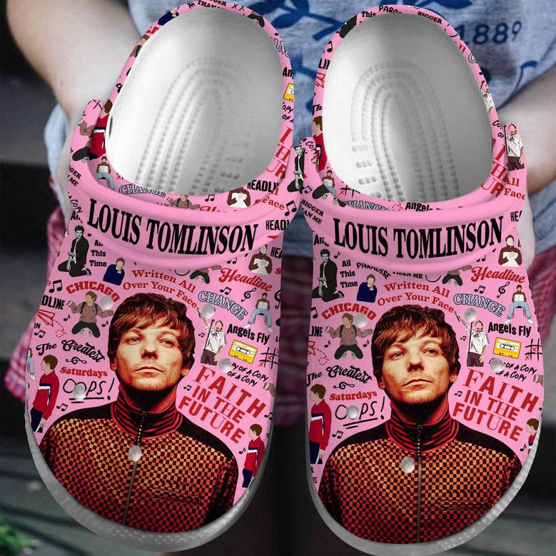 Louis Tomlinson Singer Music Crocs Crocband Clogs Shoes