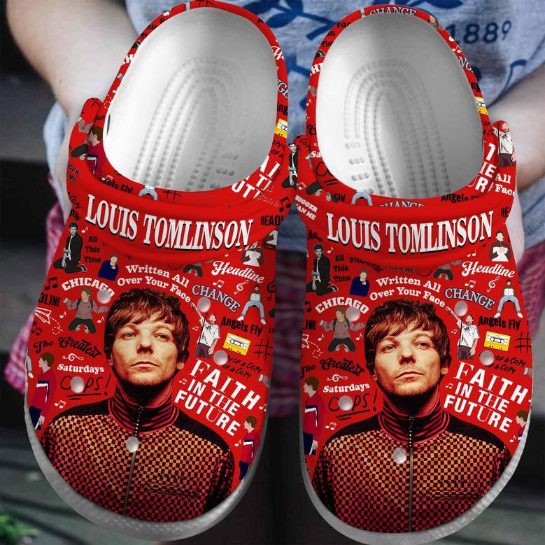 Louis Tomlinson Singer Music Crocs Crocband Clogs Shoes