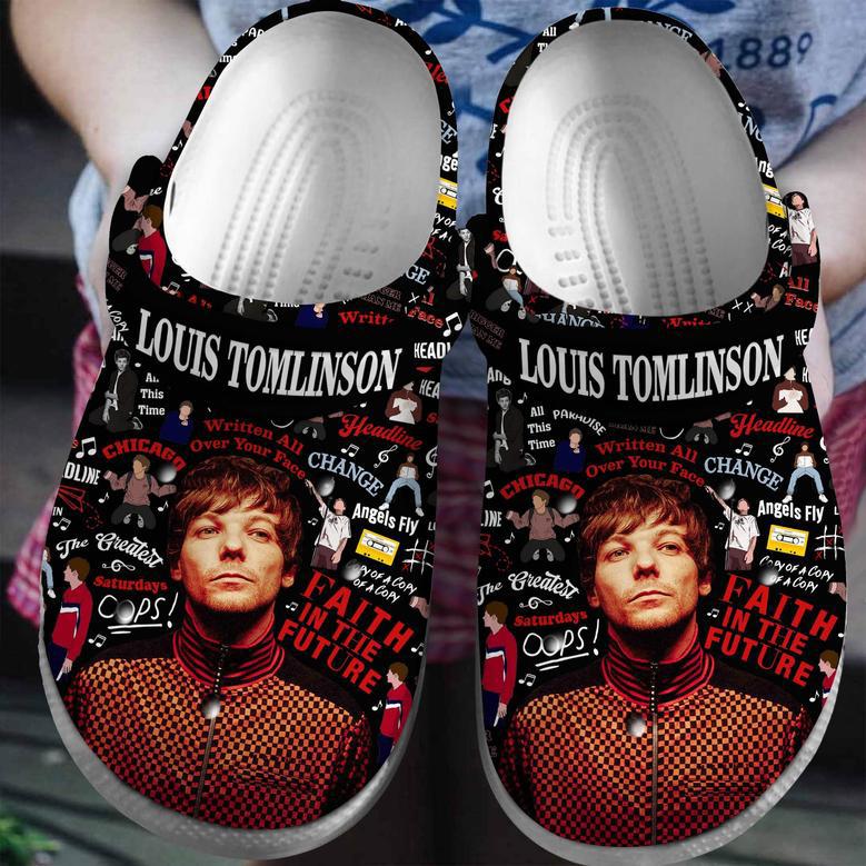 Louis Tomlinson Singer Music Crocs Crocband Clogs Shoes