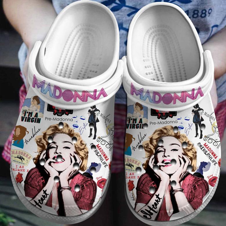 Madonna Singer Music Crocs Crocband Clogs Shoes