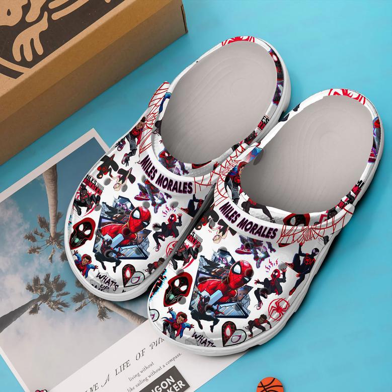 Marvel Spider-Man Miles Morales Game Movie Crocs Crocband Clogs Shoes