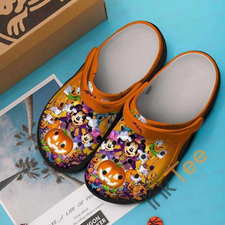 Mickey And Friends Halloween Night Crocband Clogs Shoes