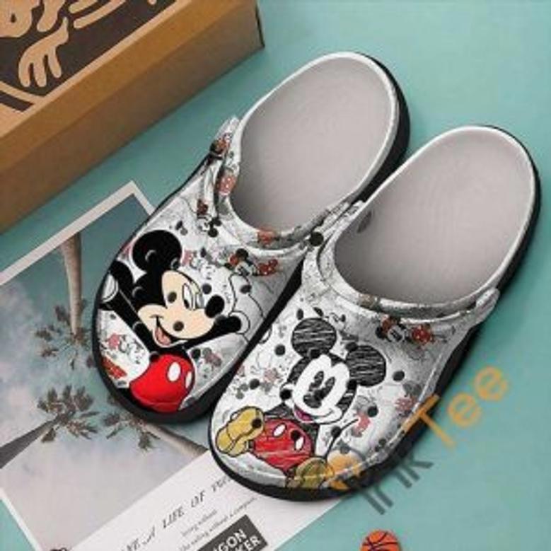 Mickey Mouse Cartoon Crocs Crocband Shoes Clogs Custom Name For Men Women And Kids