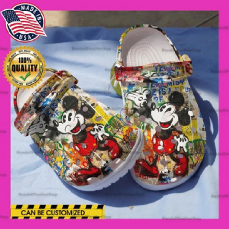 Mickey Mouse Crocs Clog Shoes