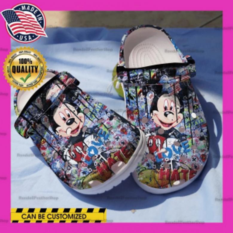 Mickey Mouse Crocs Clog Shoes