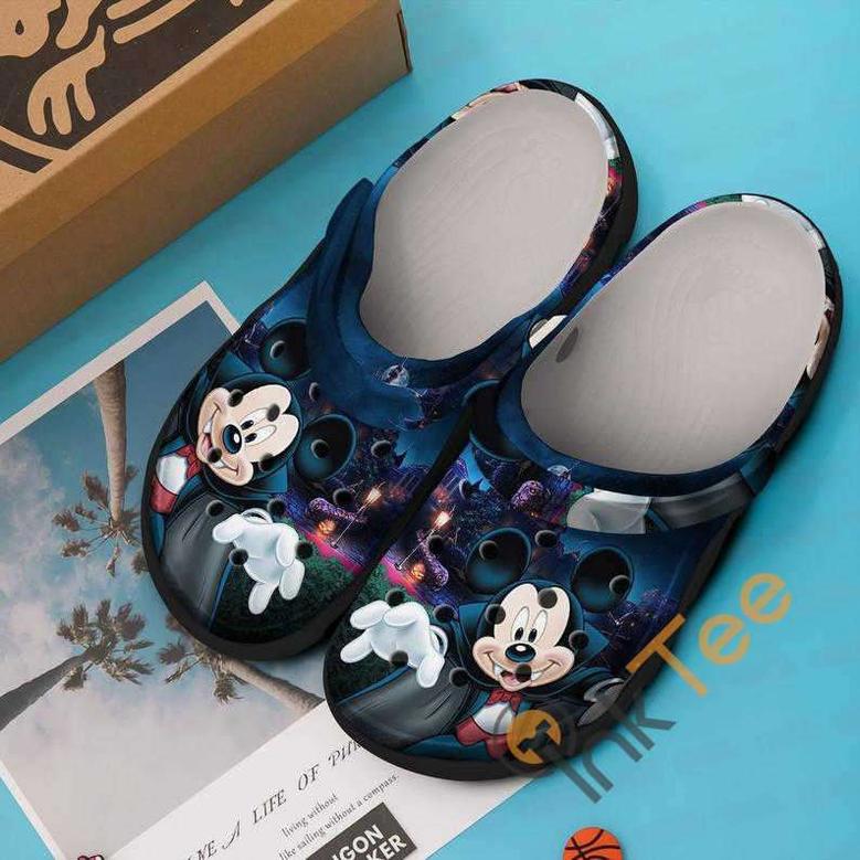 Mickey Mouse Vampire Halloween Crocband Clogs Shoes