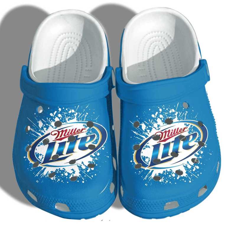 Miller Lite Beer Clogband Clog Shoes For Men Women