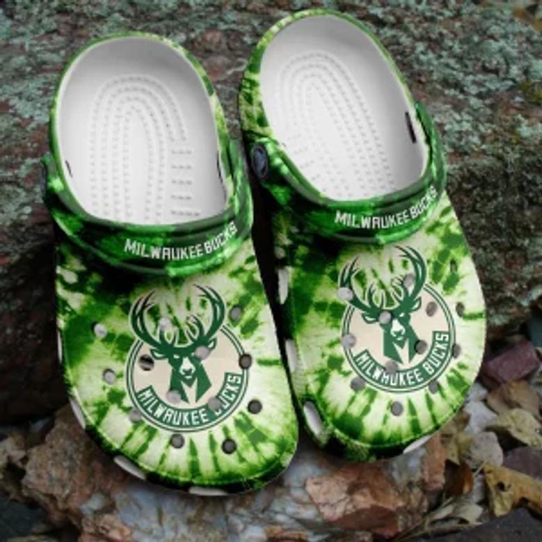 Milwaukee Bucks Basketball Club Crocs Crocband Shoes Clogs Comfortable For Men Women