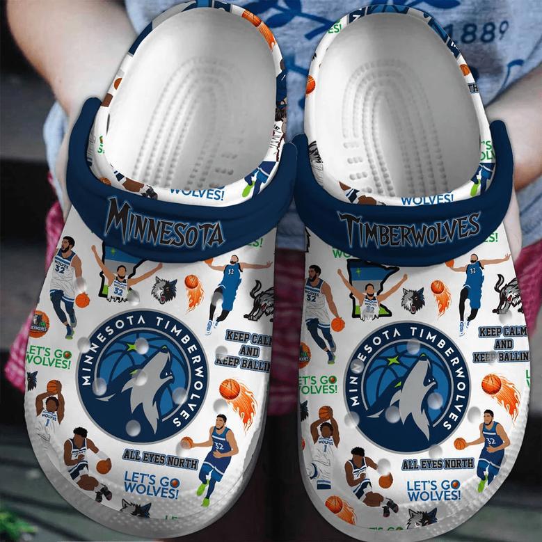 Minnesota Timberwolves
Basketball Team Nba Sport Crocs Clogs Shoes Crocband