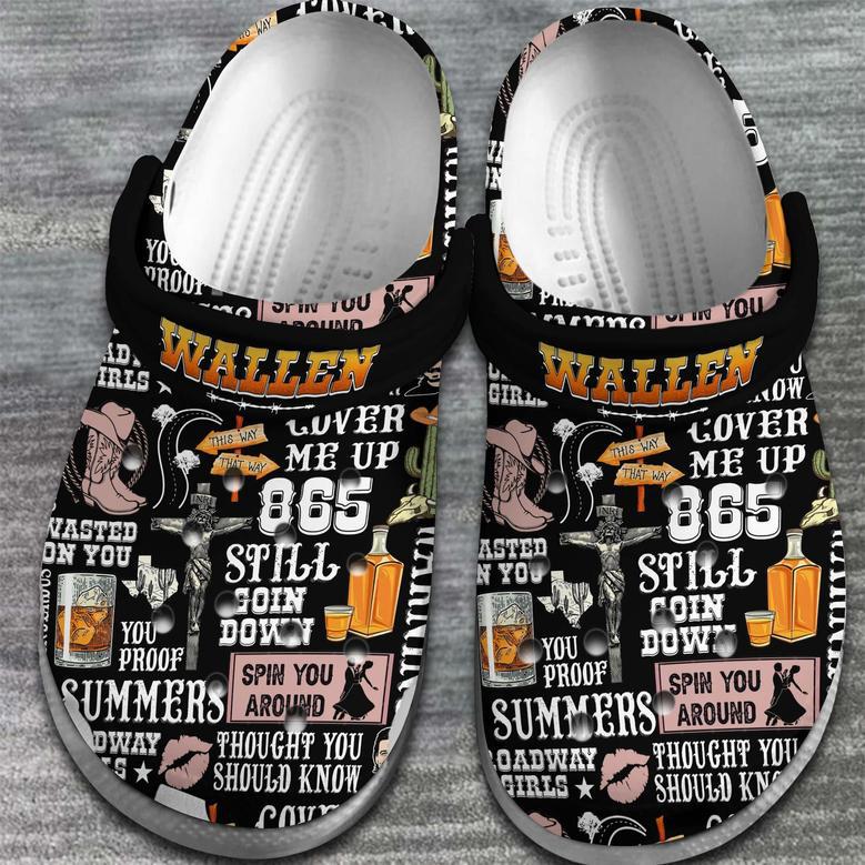 Morgan Wallen Music Crocs Crocband Clogs Shoes