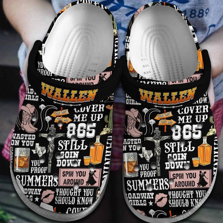 Morgan Wallen Music Crocs Crocband Clogs Shoes