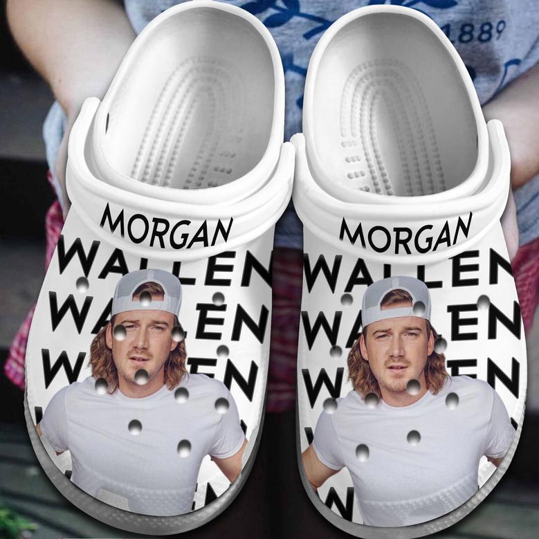 Morgan Wallen Music Crocs Crocband Clogs Shoes