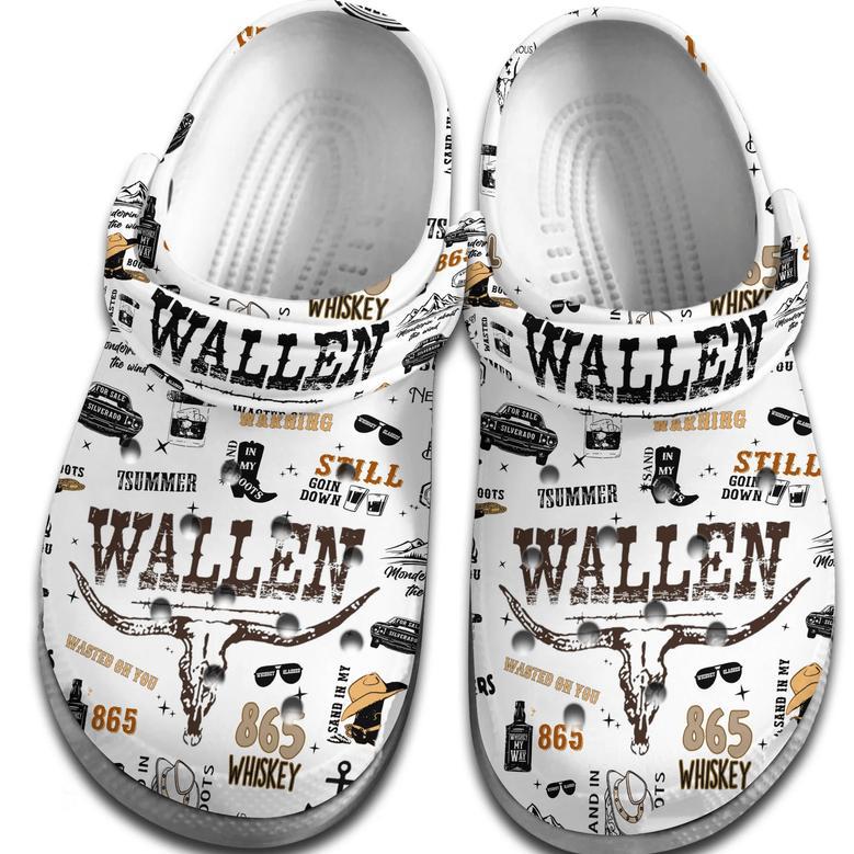 Morgan Wallen Music Crocs Crocband Clogs Shoes