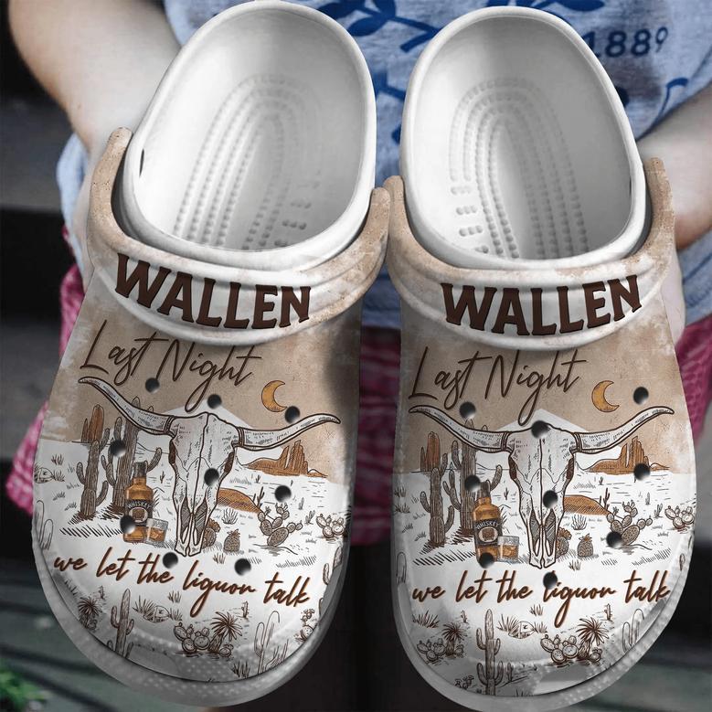 Morgan Wallen Music Crocs Crocband Clogs Shoes