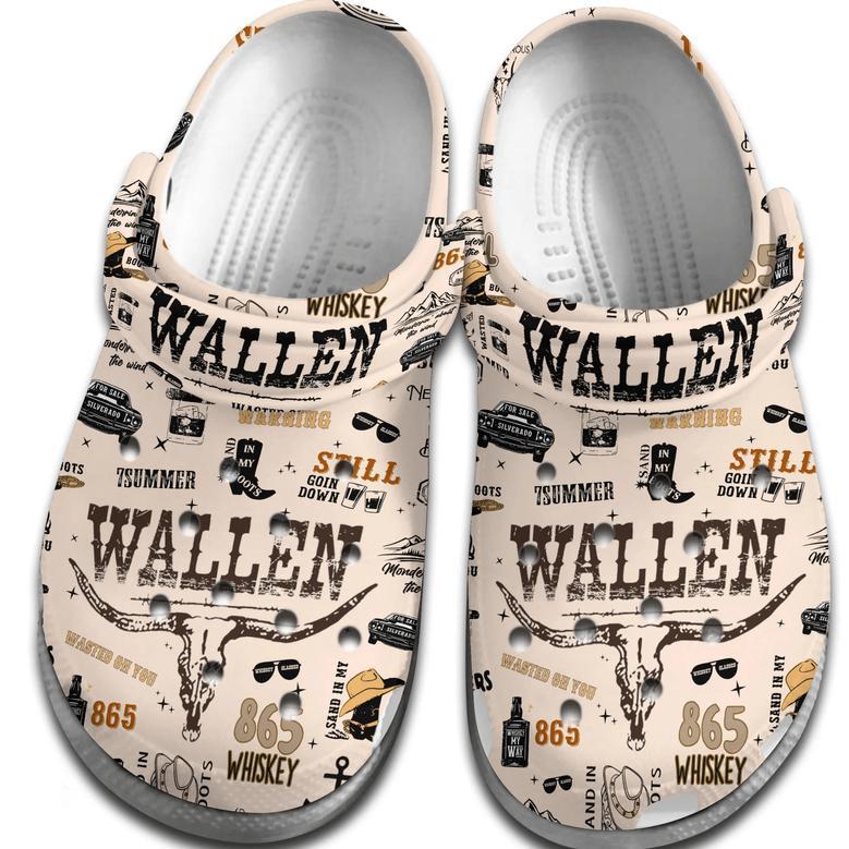 Morgan Wallen Music Crocs Crocband Clogs Shoes