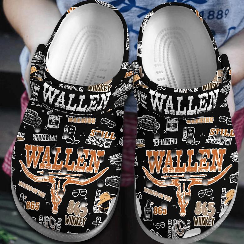 Morgan Wallen Music Crocs Crocband Clogs Shoes