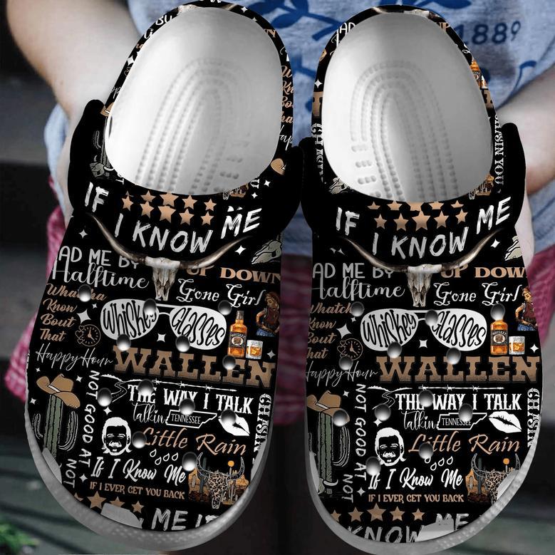 Morgan Wallen Music If I Know Me Crocs Crocband Clogs Shoes