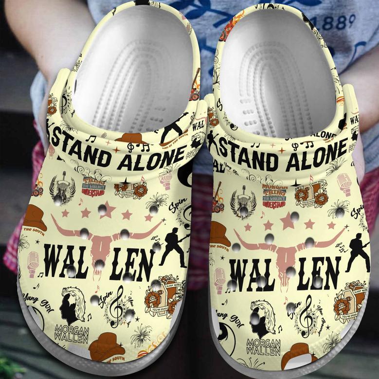 Morgan Wallen Music Stand Alone Ep Crocs Crocband Clogs Shoes