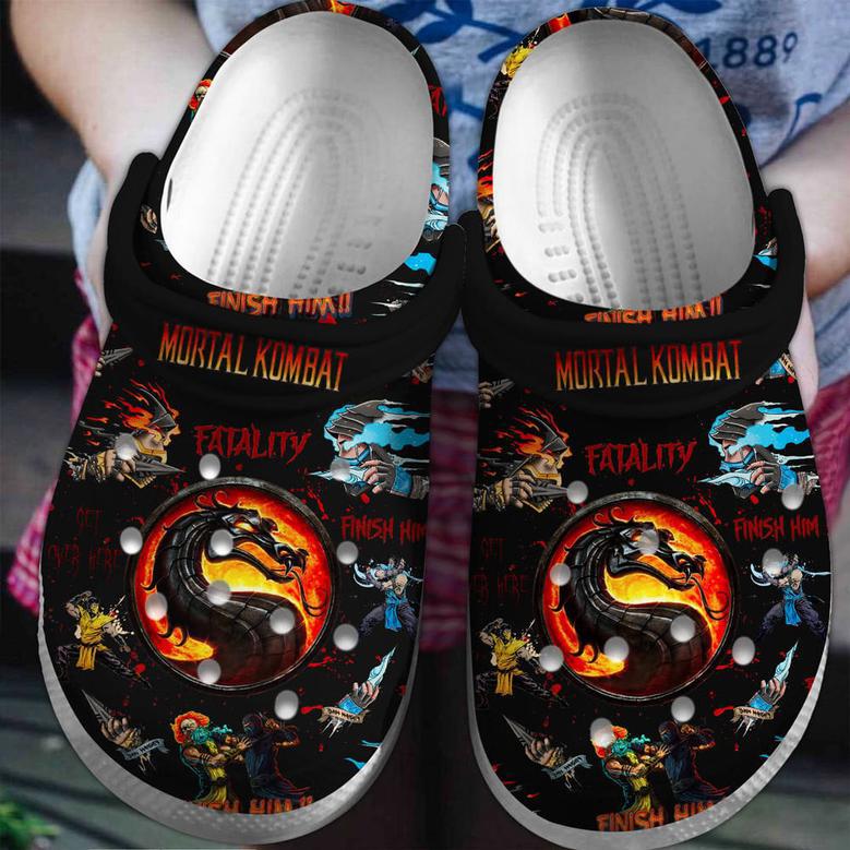 Mortal Kombat Game Crocs Crocband Clogs Shoes