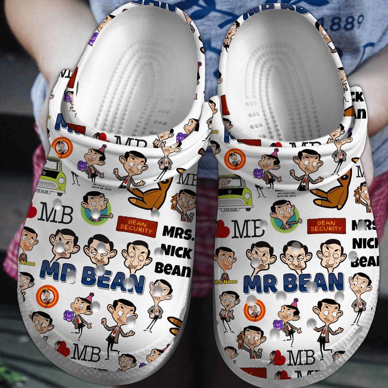 Mr Bean Tv Show Crocs Crocband Clogs Shoes