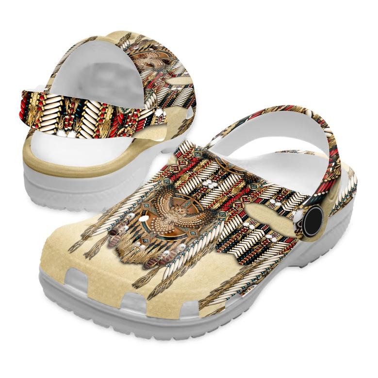 Native American Native Pattern Crocs Clog Shoes For Kid And Adult