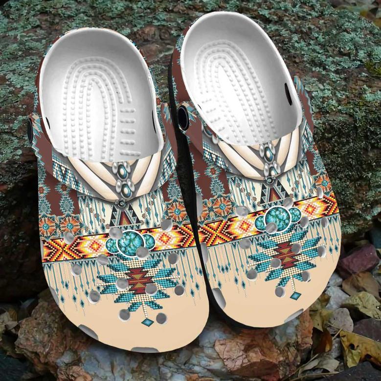 Native American Owl Feather Crocs Clog Shoes For Kid And Adult