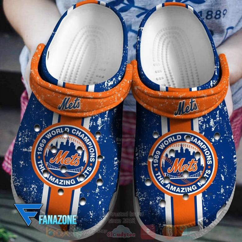 New York Mets Mlb Sport Crocs Clogs Crocband Shoes