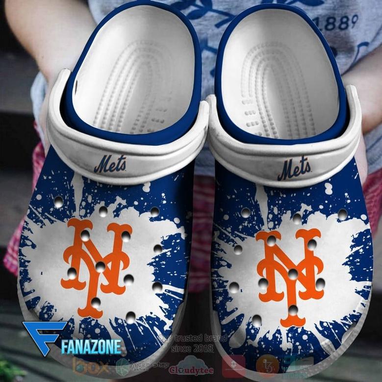 New York Mets Mlb Sport Crocs Clogs Crocband Shoes