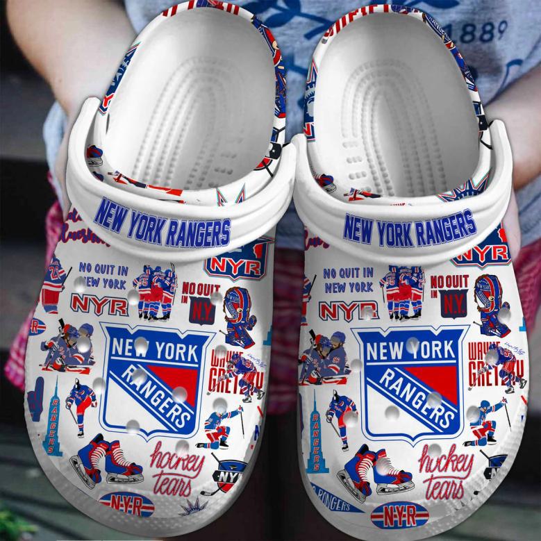 New York Rangers
Ice Hockey Team Nhl Sport Crocs Clogs Crocband Shoes