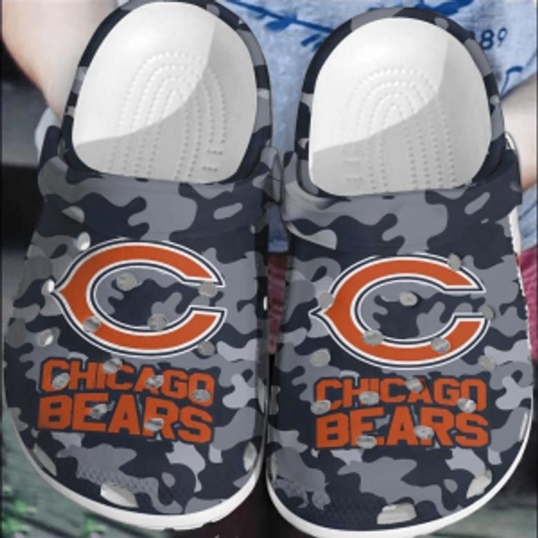 Nfl Chicago Bears Football Crocband Shoes Crocs Comfortable Clogs For Men Women