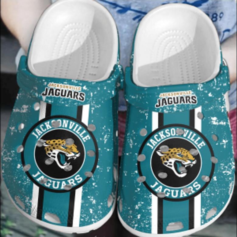 Nfl Jacksonville Jaguars Football Clogs Shoes Comfortable Crocband Crocs For Men Women