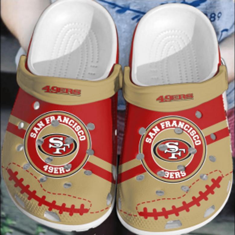 Nfl San Francisco 49Ers Crocscrocband Clogs Shoes Comfortable For Men Women