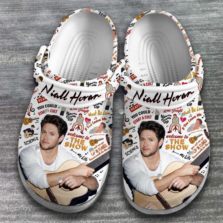 Niall Horan One Direction Band Music Crocs Crocband Clogs Shoes